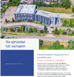 Nieruchomość magazynowo produkcyjna