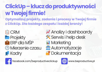 ClickUp dla firm - lepsze zarządzanie