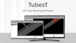 TubesT Software CAD CAM 3D cięcie rur i profili Nesting H-beam FlyCut