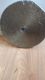 Taśma bazaltowa termiczna 1400 °C (5 m × 5 cm, grubość 3 mm )