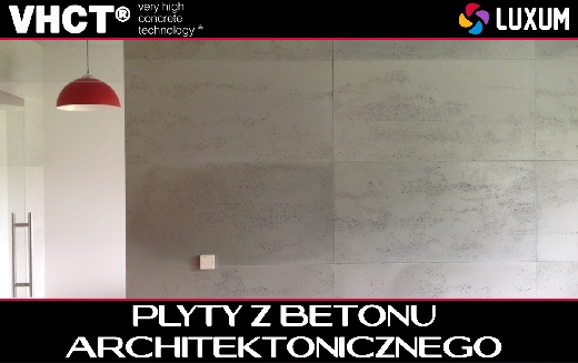 Naturalne płyty z betonu architektonicznego Luxum