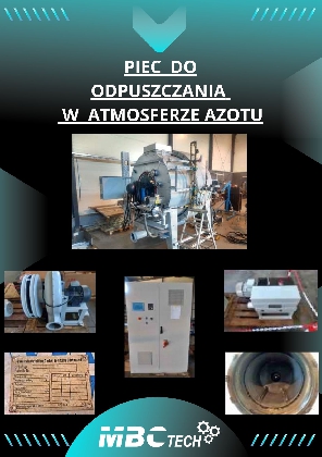 Używany piec do odpuszczania w atmosferze azotu