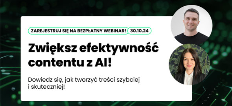 Bezpłatny webinar Harbingers - Skuteczne treści na dużą skalę!