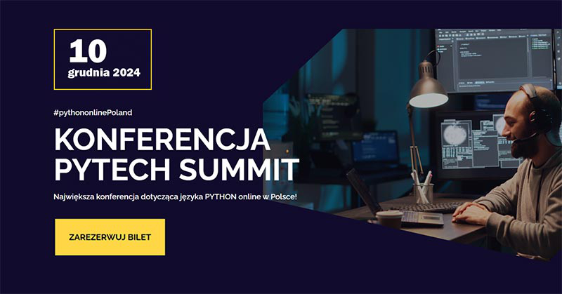 Konferencja Pytech Summit 2024 Winter Edition