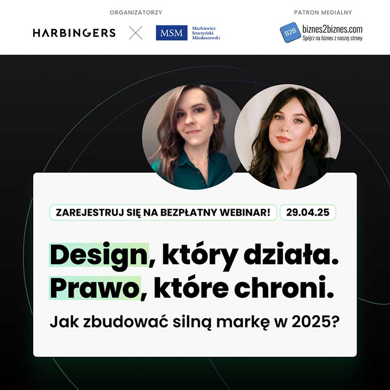 Bezpłatny webinar Design & Prawo - jak tworzyć estetyczne i legalne projekty cyfrowe?